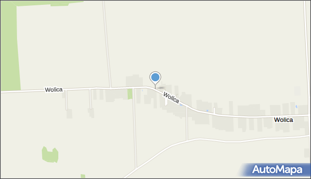 Abramów powiat lubartowski, Wolica, mapa Abramów powiat lubartowski