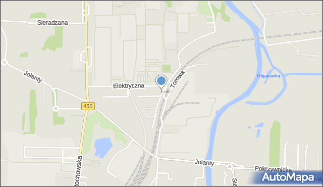 Kalisz, Wojciecha z Brudzewa, mapa Kalisza