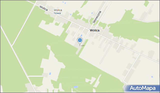 Kalisz, Wolica, mapa Kalisza