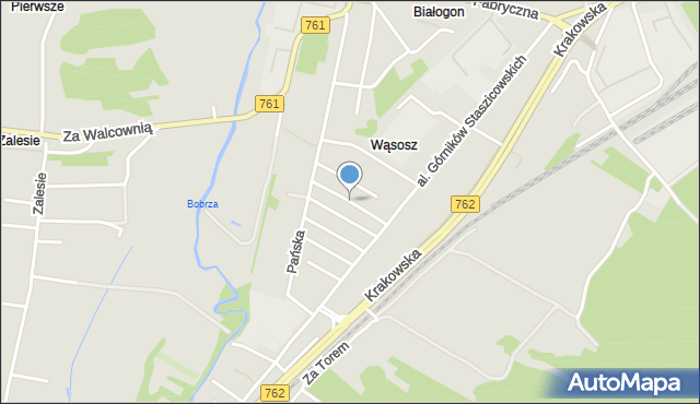 Kielce, Wójtostwo, mapa Kielc