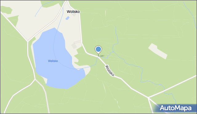 Możdżany, Wolisko, mapa Możdżany