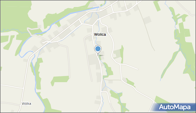 Przybyszów gmina Bukowsko, Wolica, mapa Przybyszów gmina Bukowsko