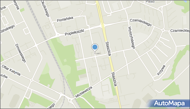 Stalowa Wola, Wolności, mapa Stalowa Wola