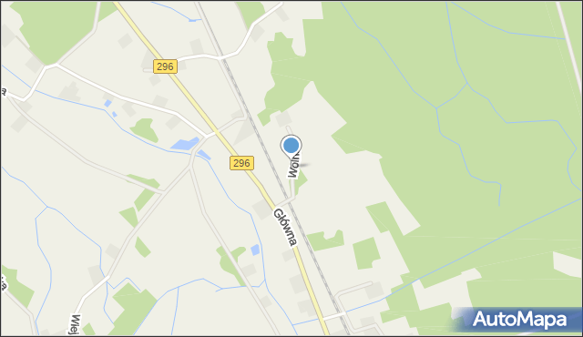 Stary Węgliniec, Wolna, mapa Stary Węgliniec