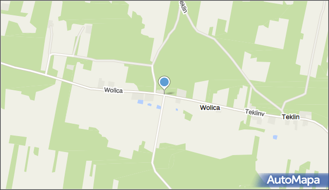 Tomaszów Mazowiecki, Wolica, mapa Tomaszów Mazowiecki