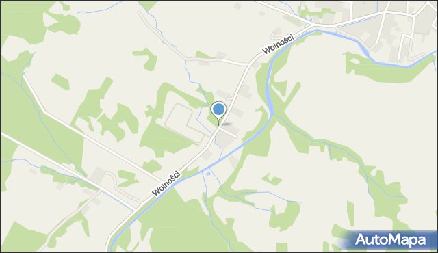 Tylicz, Wolności, mapa Tylicz