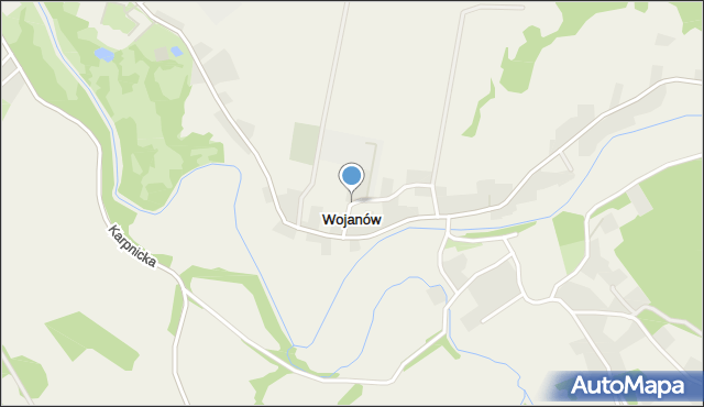 Wojanów, Wojanów, mapa Wojanów