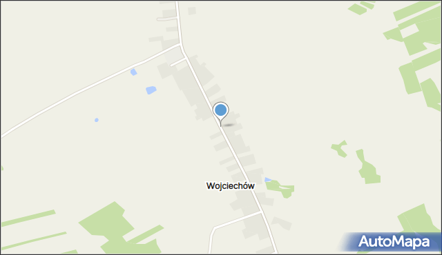 Wojciechów gmina Szastarka, Wojciechów, mapa Wojciechów gmina Szastarka