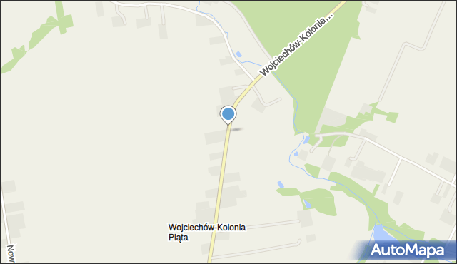 Wojciechów-Kolonia Piąta, Wojciechów-Kolonia Piąta, mapa Wojciechów-Kolonia Piąta