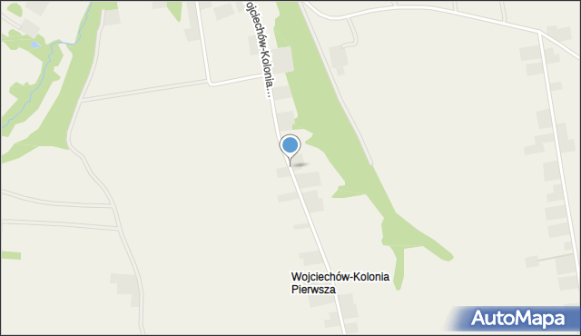 Wojciechów-Kolonia Pierwsza, Wojciechów-Kolonia Pierwsza, mapa Wojciechów-Kolonia Pierwsza