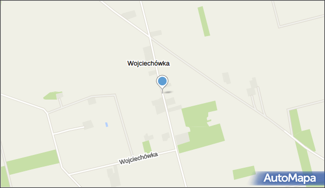 Wojciechówka gmina Promna, Wojciechówka, mapa Wojciechówka gmina Promna