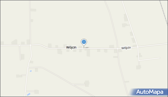 Wójcin gmina Piotrków Kujawski, Wójcin, mapa Wójcin gmina Piotrków Kujawski