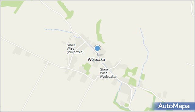 Wójeczka, Wójeczka, mapa Wójeczka