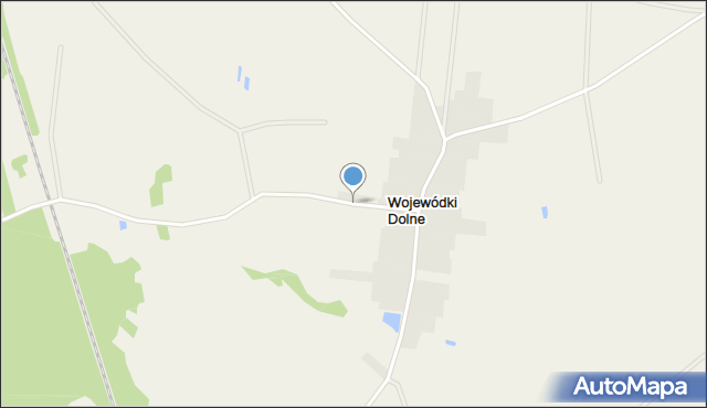 Wojewódki Dolne, Wojewódki Dolne, mapa Wojewódki Dolne