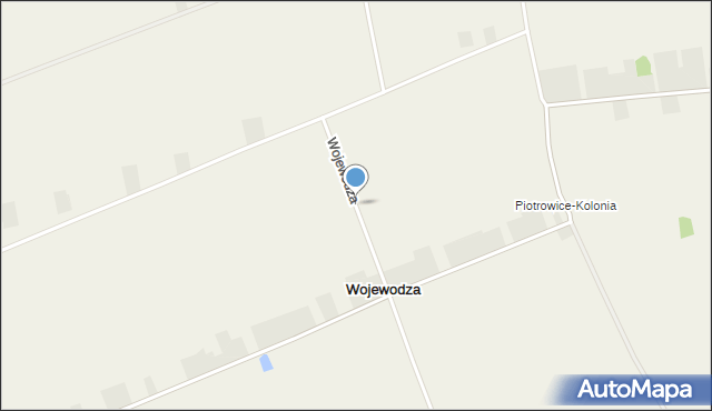 Wojewodza, Wojewodza, mapa Wojewodza