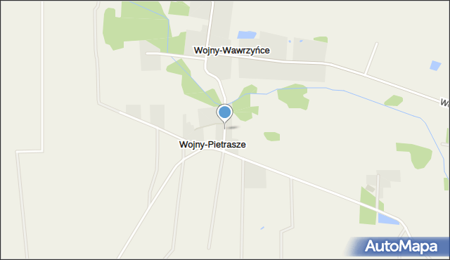 Wojny-Pietrasze, Wojny-Pietrasze, mapa Wojny-Pietrasze