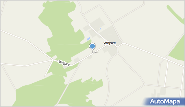 Wojsze, Wojsze, mapa Wojsze