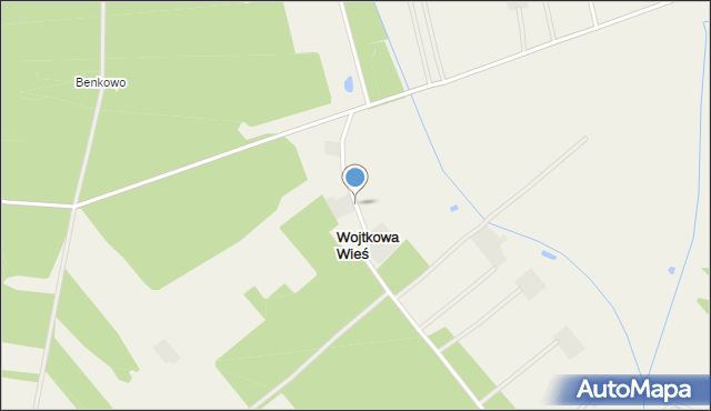 Wojtkowa Wieś, Wojtkowa Wieś, mapa Wojtkowa Wieś