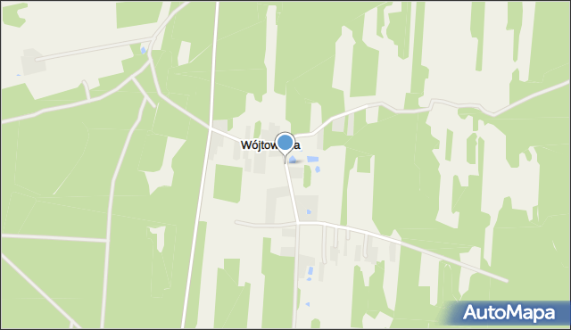 Wójtowizna, Wójtowizna, mapa Wójtowizna