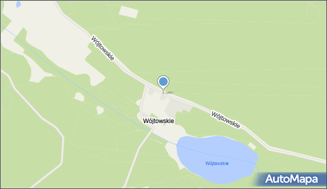 Wójtowskie, Wójtowskie, mapa Wójtowskie