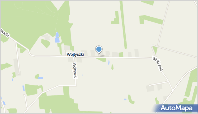 Wojtyszki, Wojtyszki, mapa Wojtyszki