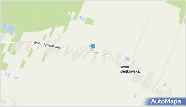 Wola Będkowska, Wola Będkowska, mapa Wola Będkowska