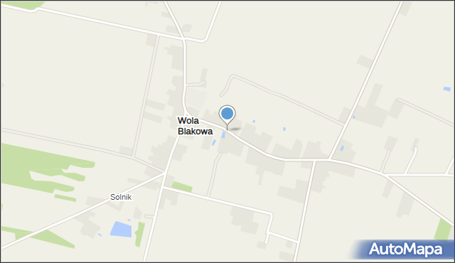 Wola Blakowa, Wola Blakowa, mapa Wola Blakowa