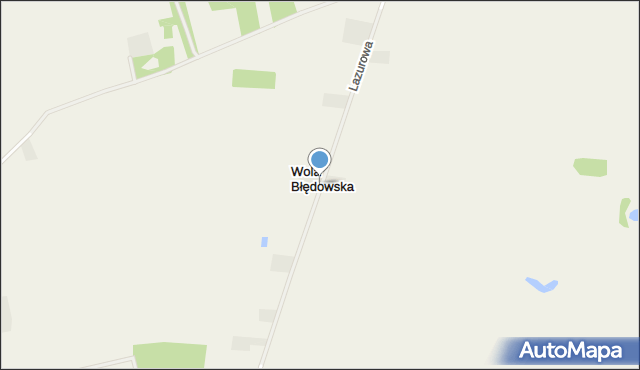 Wola Błędowska gmina Pomiechówek, Wola Błędowska, mapa Wola Błędowska gmina Pomiechówek