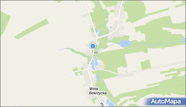 Wola Bokrzycka, Wola Bokrzycka, mapa Wola Bokrzycka