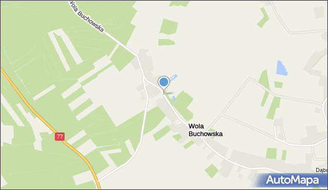 Wola Buchowska, Wola Buchowska, mapa Wola Buchowska