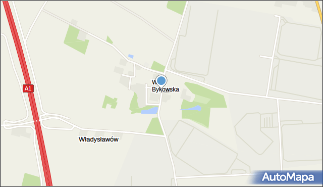 Wola Bykowska, Wola Bykowska, mapa Wola Bykowska