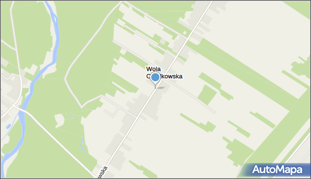 Wola Chodkowska, Wola Chodkowska, mapa Wola Chodkowska