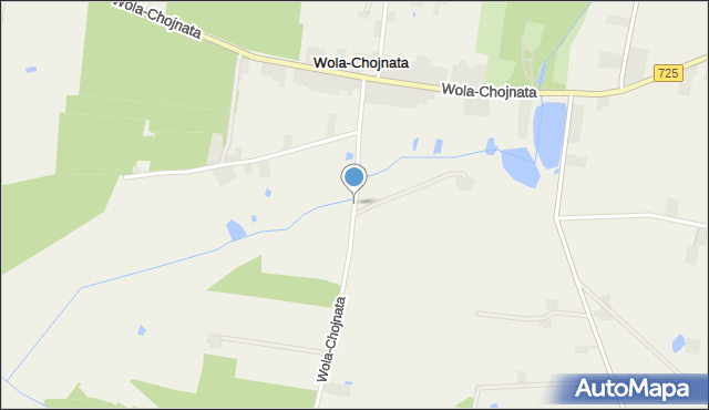 Wola-Chojnata, Wola-Chojnata, mapa Wola-Chojnata