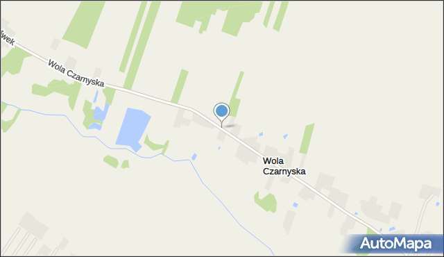 Wola Czarnyska, Wola Czarnyska, mapa Wola Czarnyska