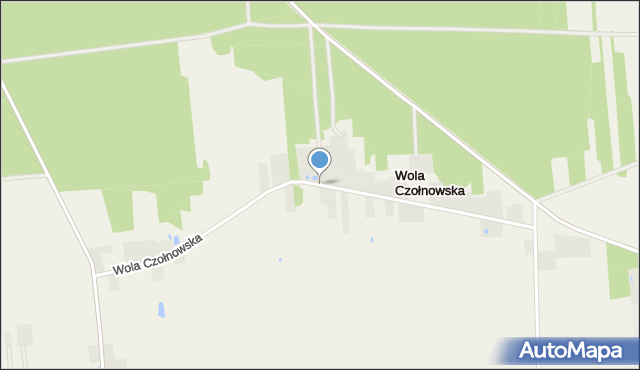 Wola Czołnowska, Wola Czołnowska, mapa Wola Czołnowska