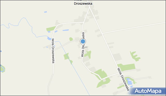Wola Droszewska, Wola Droszewska, mapa Wola Droszewska
