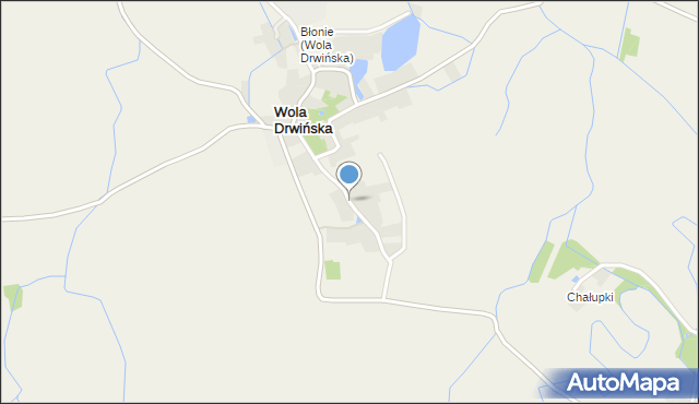 Wola Drwińska, Wola Drwińska, mapa Wola Drwińska