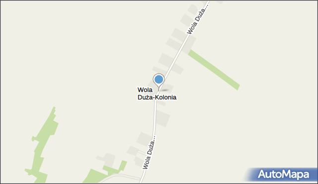 Wola Duża-Kolonia, Wola Duża-Kolonia, mapa Wola Duża-Kolonia