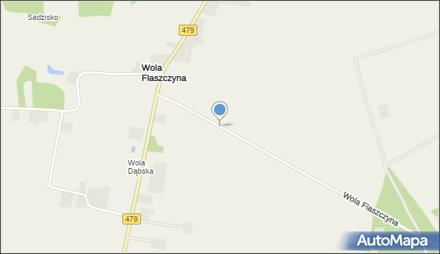 Wola Flaszczyna, Wola Flaszczyna, mapa Wola Flaszczyna