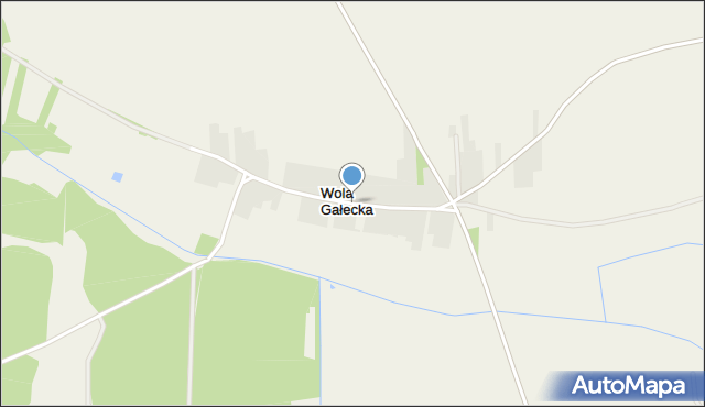 Wola Gałecka, Wola Gałecka, mapa Wola Gałecka