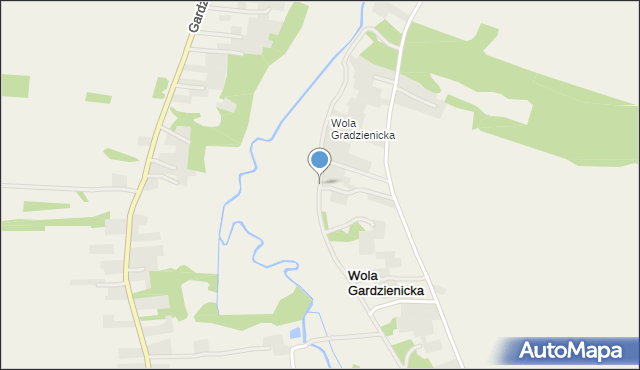 Wola Gardzienicka, Wola Gardzienicka, mapa Wola Gardzienicka