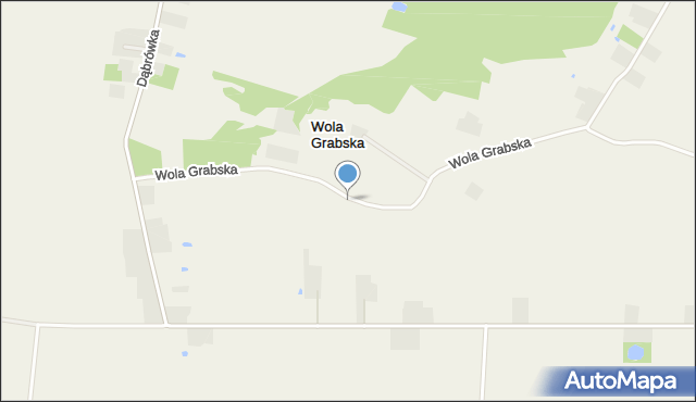 Wola Grabska, Wola Grabska, mapa Wola Grabska