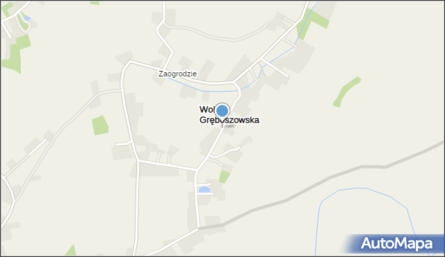 Wola Gręboszowska, Wola Gręboszowska, mapa Wola Gręboszowska