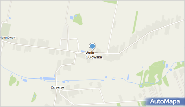 Wola Gułowska, Wola Gułowska, mapa Wola Gułowska