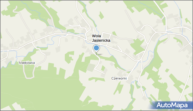 Wola Jasienicka, Wola Jasienicka, mapa Wola Jasienicka