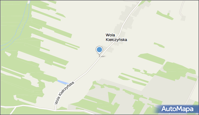 Wola Kiełczyńska, Wola Kiełczyńska, mapa Wola Kiełczyńska