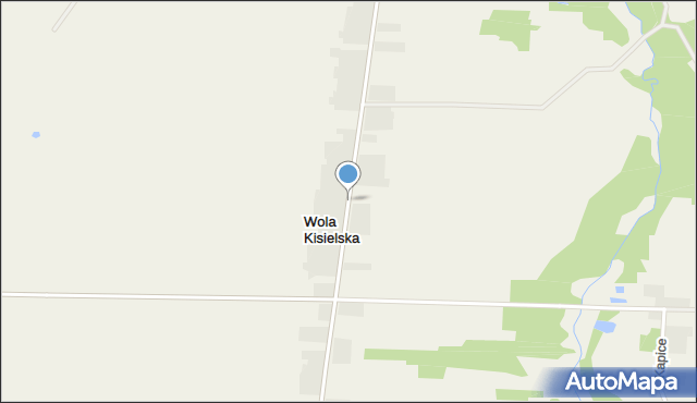 Wola Kisielska, Wola Kisielska, mapa Wola Kisielska