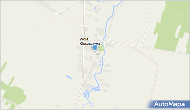 Wola Kleszczowa, Wola Kleszczowa, mapa Wola Kleszczowa