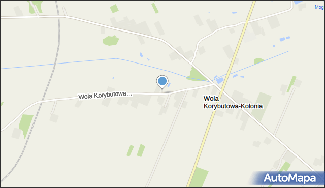 Wola Korybutowa-Kolonia, Wola Korybutowa-Kolonia, mapa Wola Korybutowa-Kolonia