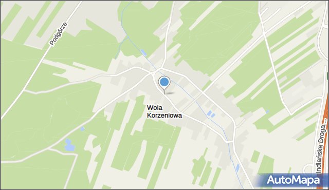 Wola Korzeniowa, Wola Korzeniowa, mapa Wola Korzeniowa